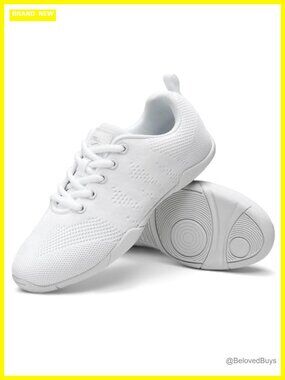 Lightweight Knit Cheer Shoes with Ankle Support